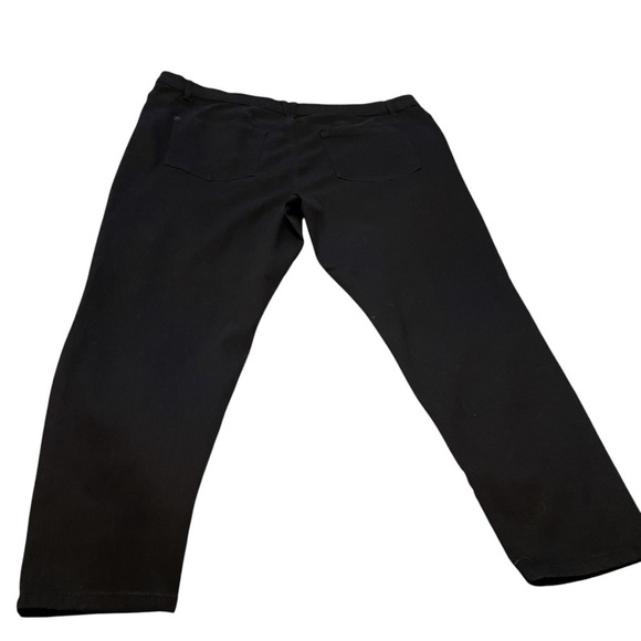 Curve Appeal Black High Rise Jeans-Size 24W-Straight Leg-Comfort Waist - Picture 2 of 9